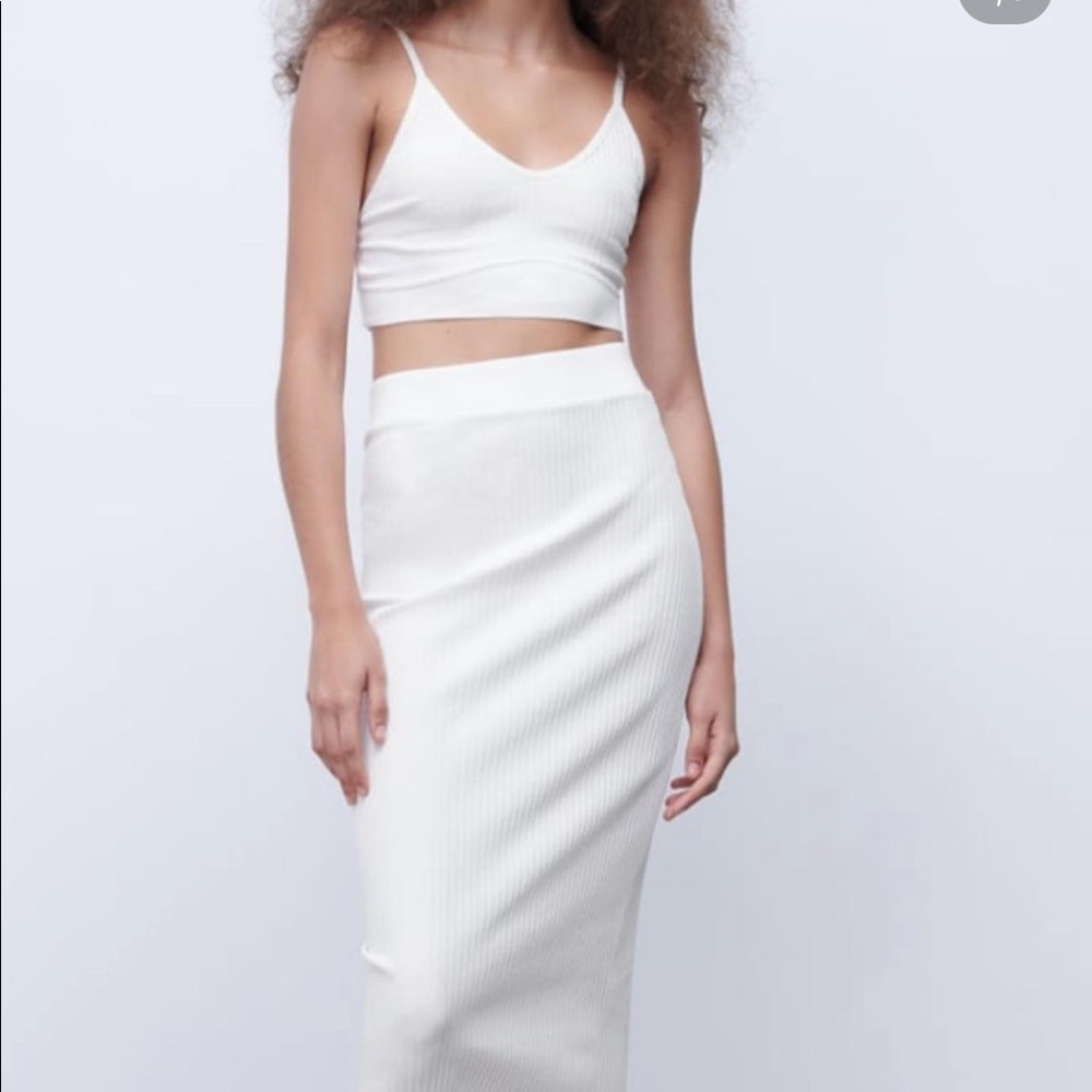 White zara set